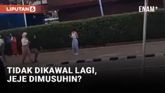 Jeje Sendirian di Citayam Fashion Week