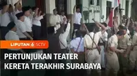 VIDEO: 'Kereta Terakhir Surabaya', Teater Perjuangan di Stasiun Gubeng
