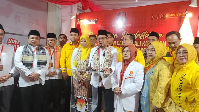 Imam-Ririn Daftar Pilwalkot Depok, Targetkan Kemenangan 80 Persen dan KDS Plus