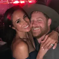 Meghan Markle dan Pangeran Harry saat Nonton Konser Beyonce. [@meghan]