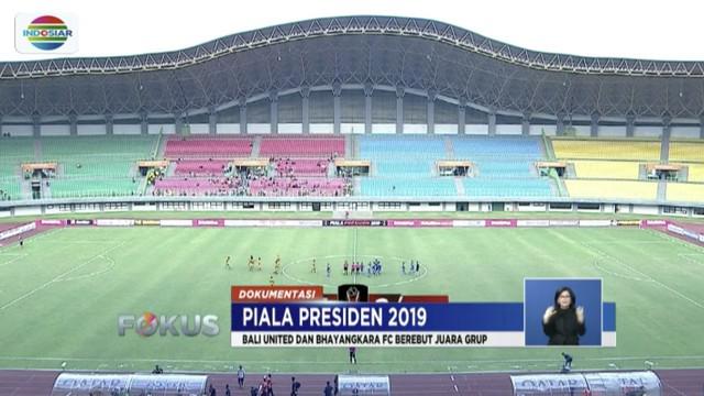 Bhayangkara FC dan Bali United tekad raih predikat juara Grup B Piala Presiden 2019.