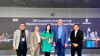 Delegasi Otorita Ibu Kota Nusantara (IKN) mengunjungi IBM dan New York Office for Technology and Innovation (NYC OTI). (Foto: IKN)