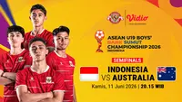 Dukung Timnas Garuda! Indonesia vs Australia - Semifinal AFF U19 2026 Hanya di Vidio