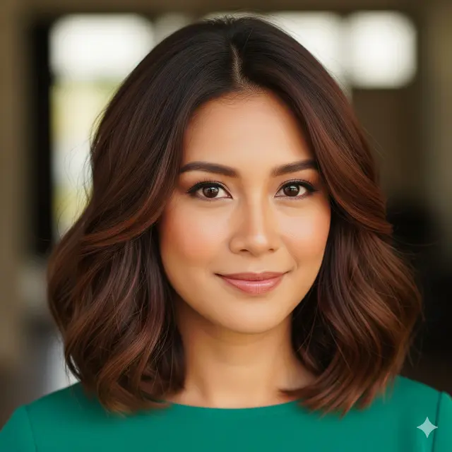 Wavy Lob (Long Bob)