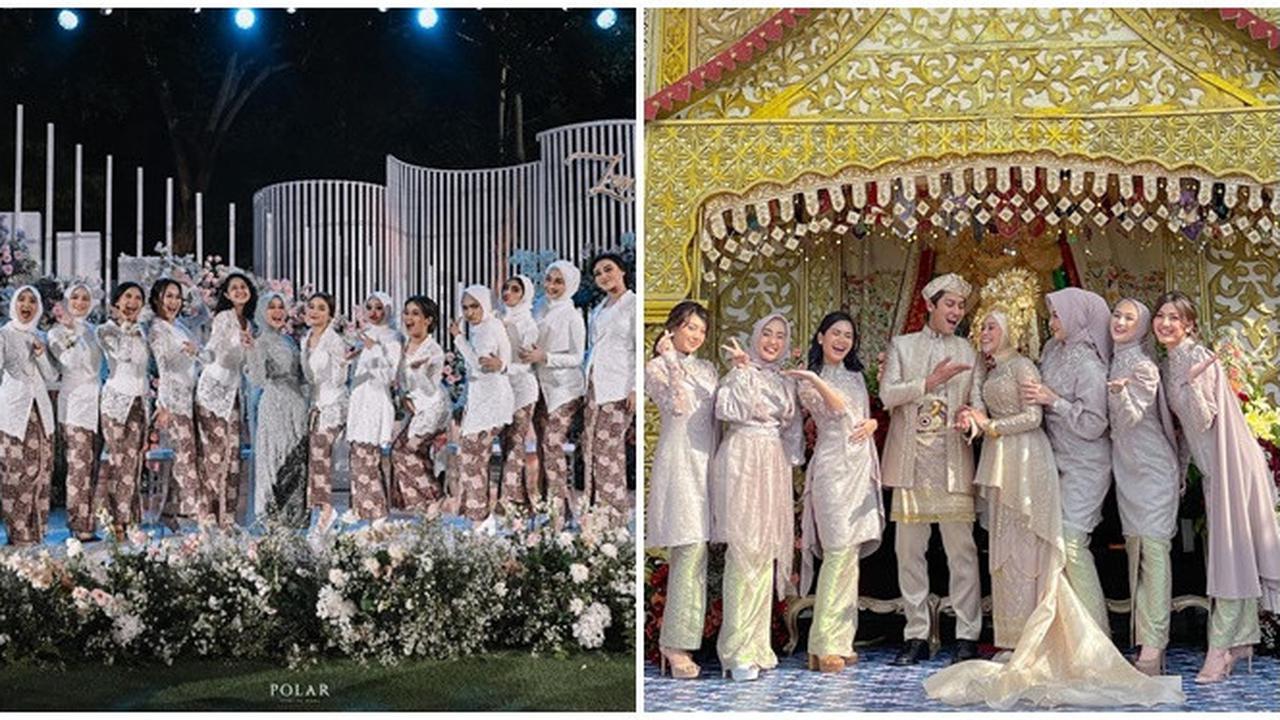 6 Potret Bridesmaid Lesty Kejora dari Lamaran hingga Ngunduh Mantu, Memesona