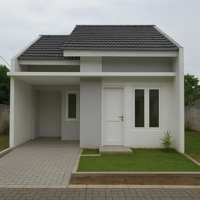Model Rumah Sederhana dengan Budget Minim Tren 2025 (Foto: ChatGPT)