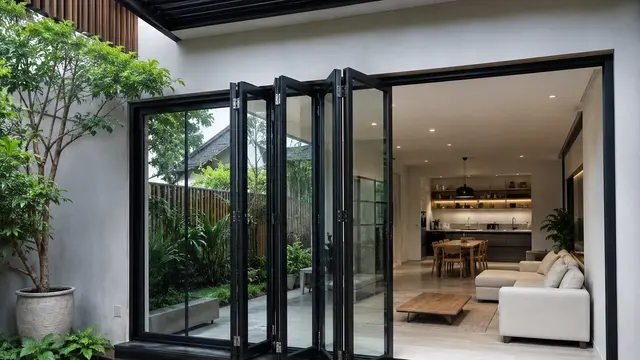 Inspirasi Pintu Lipat untuk Halaman Belakang