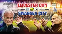 Leicester City vs Swansea City (Liputan6.com/Trie yas)