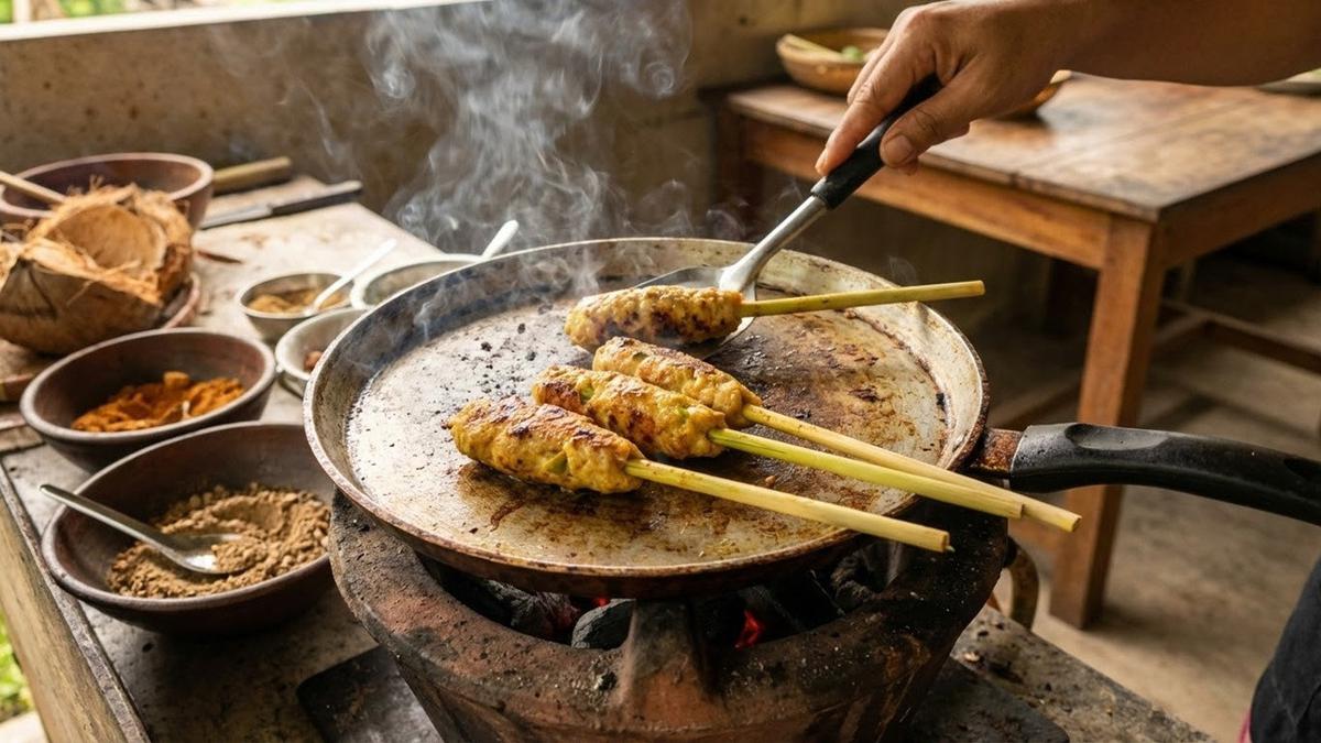 Cara Bikin Sate Lilit Ayam ala Bali di Rumah yang Gurih dan Anti Lepas