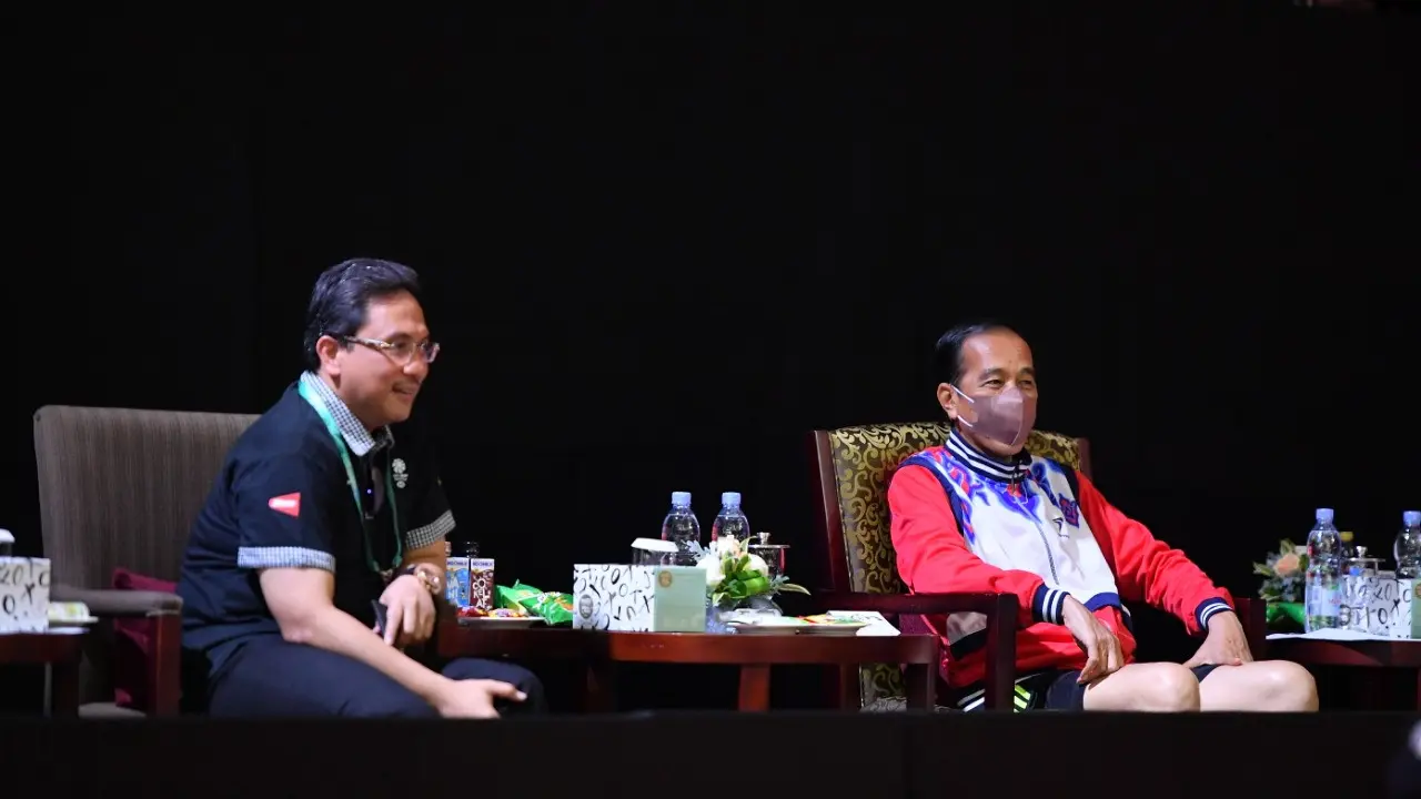 Presiden Joko Widodo - BWF World Tour Finals 2021