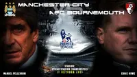 Manchester City FC vs AFC Bournemouth (Grafis: Abdillah/Liputan6)