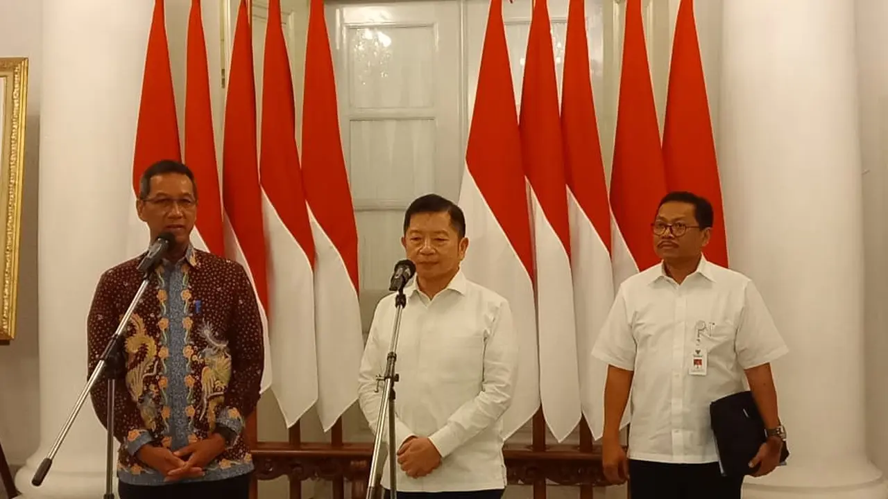 Penjabat (Pj) Gubernur DKI Jakarta Heru Budi Hartono bertemu Menteri Perencanaan Pembangunan Nasional/Bappenas RI Suharso Monoarfa untuk membahas nasib pembangunan Jakarta kala tak lagi jadi ibu kota negara.
