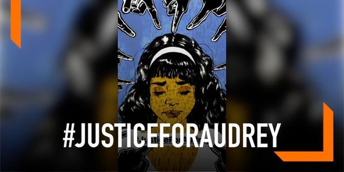 VIDEO: Viral Tagar Justice For Audrey, Dukung Siswi SMP Korban Pengeroyokan