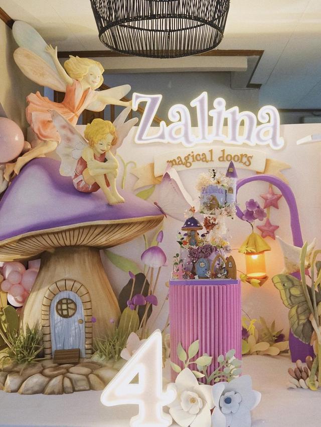 7 Potret Ulang Tahun Putri Raisa Ke-4, Rayakan dengan Tema Fairies