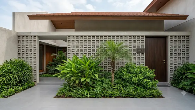 Ide Dinding Angin untuk Rumah di Daerah Panas dan Berdebu. Gemini
