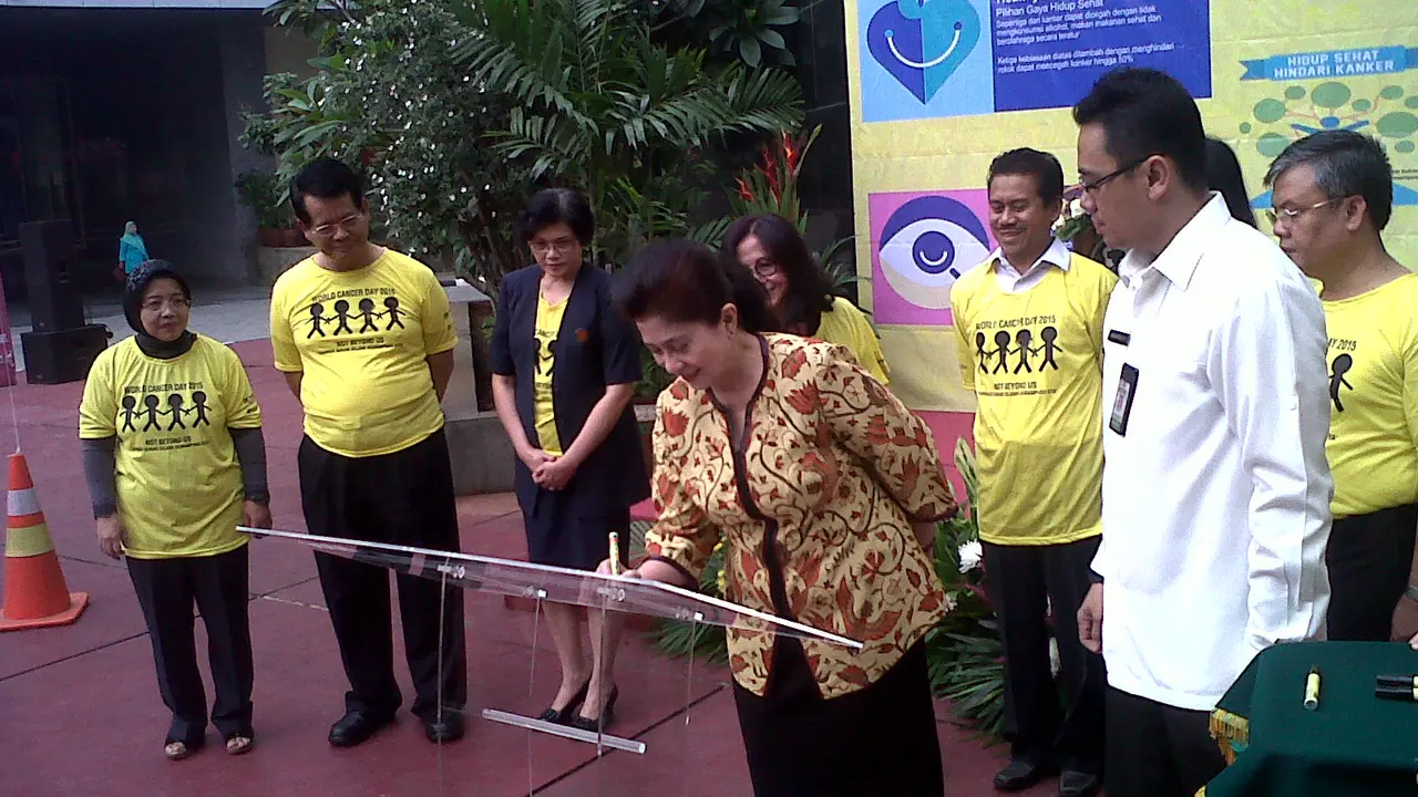 Menkes &amp; Penggiat Kanker Canangkan Komitmen Penanggulangan Kanker