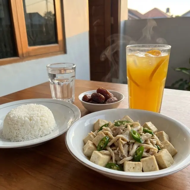Menu Buka Puasa Anak Kos