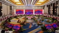 Delegasi Negara Anggota G20 menghadiri Pertemuan Kedua Menteri Kesehatan Negara G20 (G20 2nd Health Ministers Meeting) di Hotel InterContinental Bali Resort, Bali yang digelar 27 - 28 Oktober 2022. (Dok Kementerian Kesehatan RI)