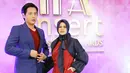 Cut Meyriska dan Roger Danuarta di acara IFA 2020. (Bambang E Ros/Fimela.com)