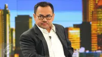 Menteri ESDM, Sudirman Said saat berkunjung dan menjadi narasumber untuk Liputan6 di SCTV Tower, Jakarta, Rabu (4/5).(Liputan6.com/Angga Yuniar)