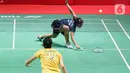Mengalahkan Anupama Upadhyaya, Gregoria Mariska Tunjung memastikan tiket berlaga 16 besar Indonesia Masters 2025. (Liputan6.com/Herman Zakharia)