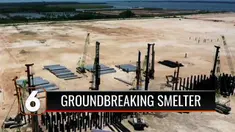 Presiden Jokowi meletakkan batu pertama pembangunan Smelter PT Freeport Indonesia pada Selasa (12/10) di Gresik, Jawa Timur. Presiden mengatakan RI masuk tujuh besar pemilik cadangan tembaga terbesar di dunia.