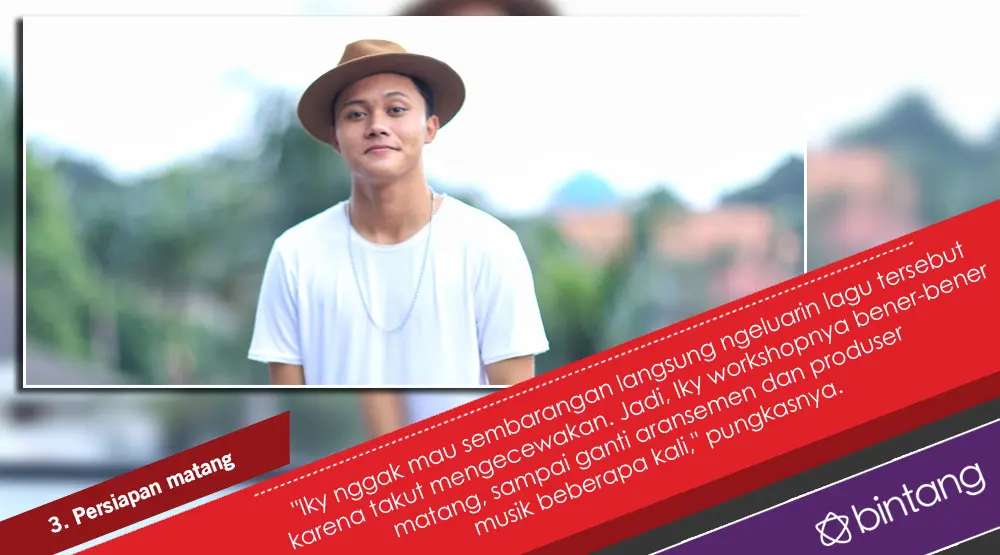 Single Cukup Tau, Buah Kesabaran dan Penantian Manis Rizky Febian. (Foto: Adrian Putra/Bintang.com, Desain: Nurman Abdul Hakim/Bintang.com)