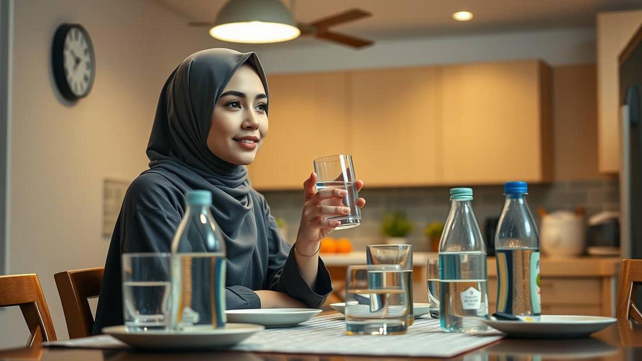 tips minum air putih saat puasa