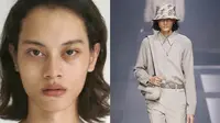 Rizal Rama merupakan pria asal Surabaya yang menaklukan catwalk Milan Fashion Week 2022. Ia membawakan pakaian dari koleksi teranyar brand Fendi. Dok. @modelsdiscoveri