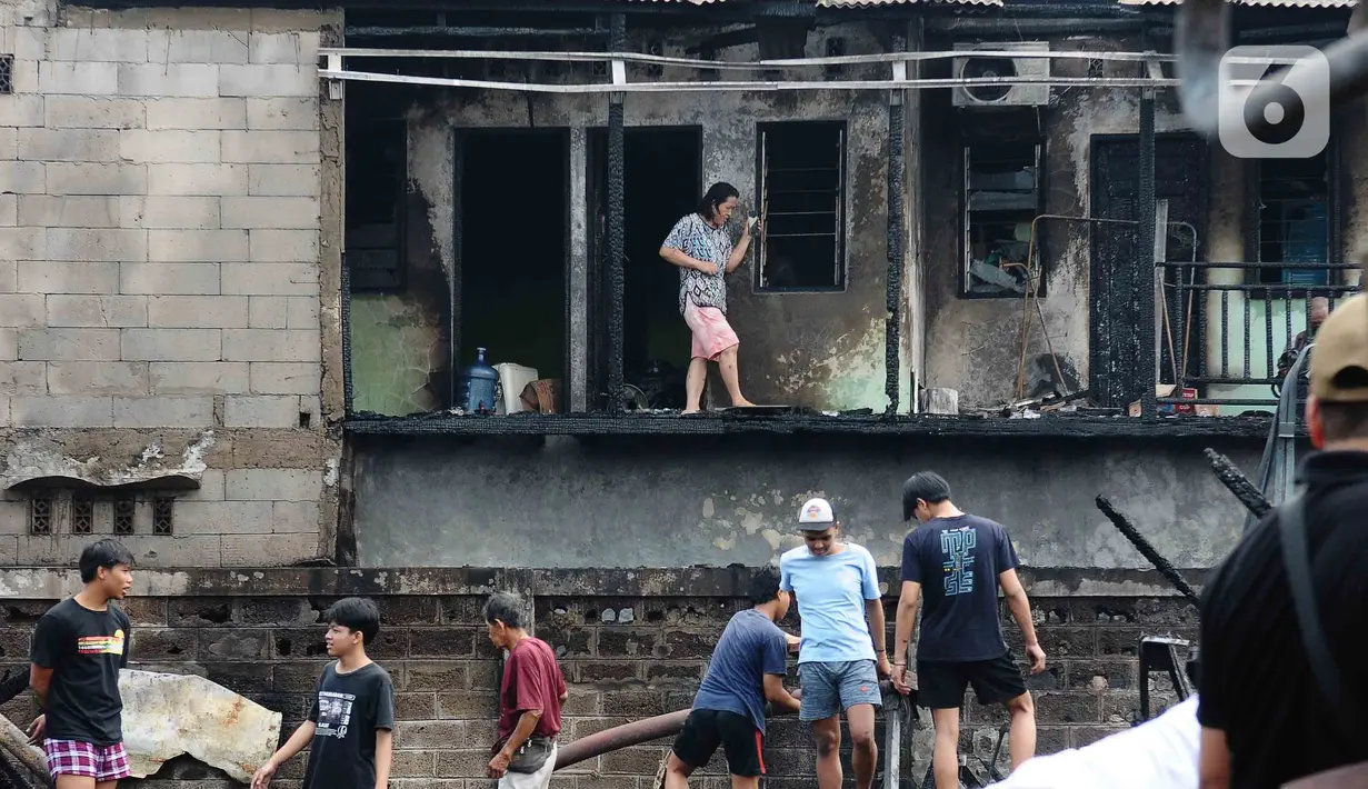 Pada 2021, Pasar Kambing Tanah Abang juga pernah dilanda kebakaran besar. (merdeka.com/imam buhori)
