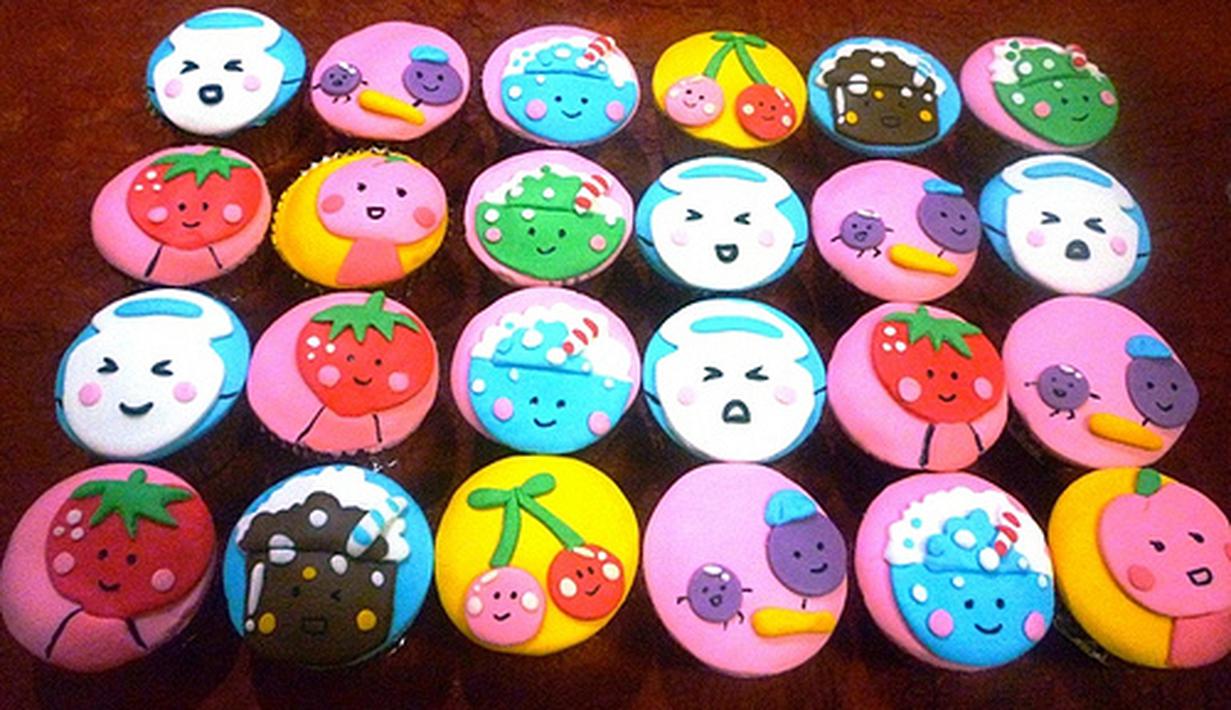 10 Model Cupcakes Lucu Bentuk Kartun Fimela Fimelacom