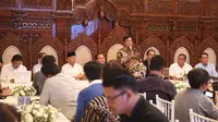 Calon Presiden nomor urut 02, Prabowo Subianto mengundang media asing untuk berdialog terkait perjalanan sistem demokrasi di Indonesia. Terutama, dia menduga adanya indikasi kecurangan pada Pilpres 2019. (Merdeka/Muhammad Genantan)