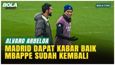 Pelatih Real Madrid Alvaro Arbeloa memastikan Kylian Mbappe masuk skuad saat melawan Levante di La Liga, Sabtu (17/1/2026). Mbappe dinyatakan membaik dari cedera lutut, jelang laga kandang pertama Arbeloa.