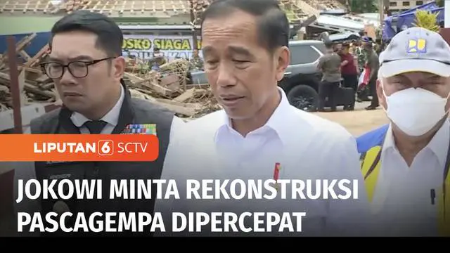VIDEO: Presiden Jokowi Instruksikan Pembangunan Kembali Sekolah yang Rusak Akibat Gempa
