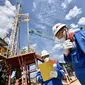 Pertamina berhasil melakukan tajak sumur perdana eksplorasi di Lapangan Duri Blok Rokan menggunakan teknologi Unconventional Drilling. (Dok Pertamina)