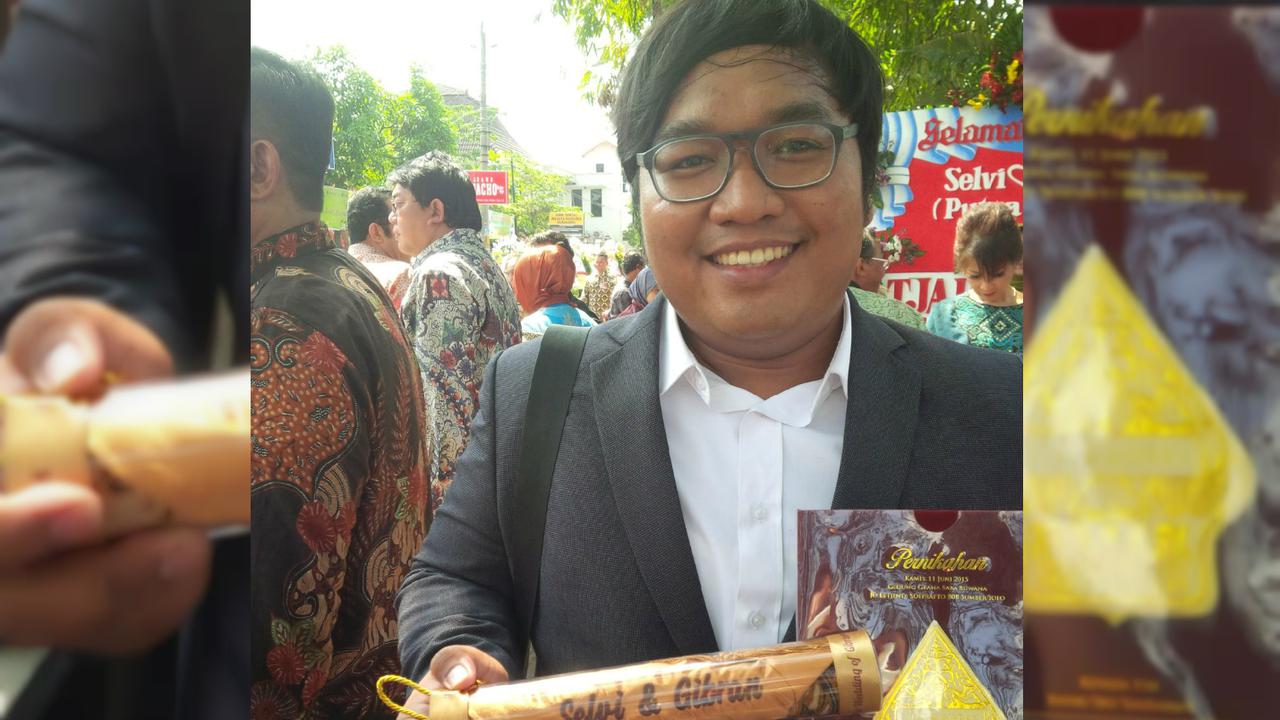 Taplak Batik Jadi Suvenir Pernikahan Gibran-Selvi