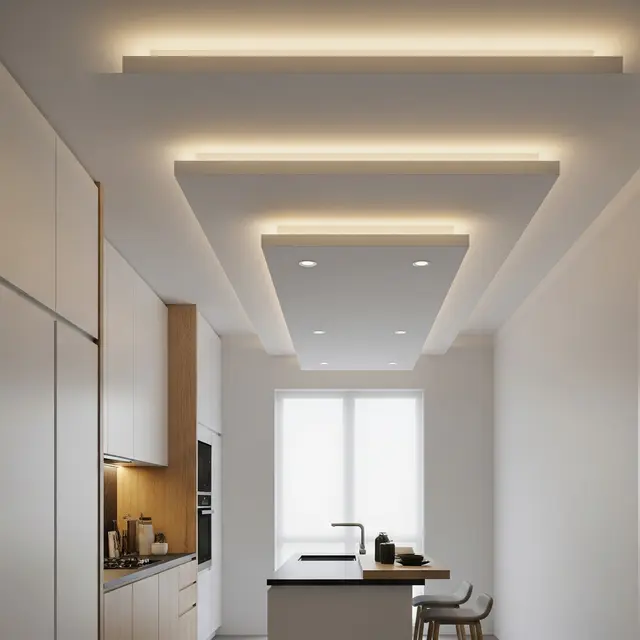 Model Plafon Gypsum Dapur Minimalis