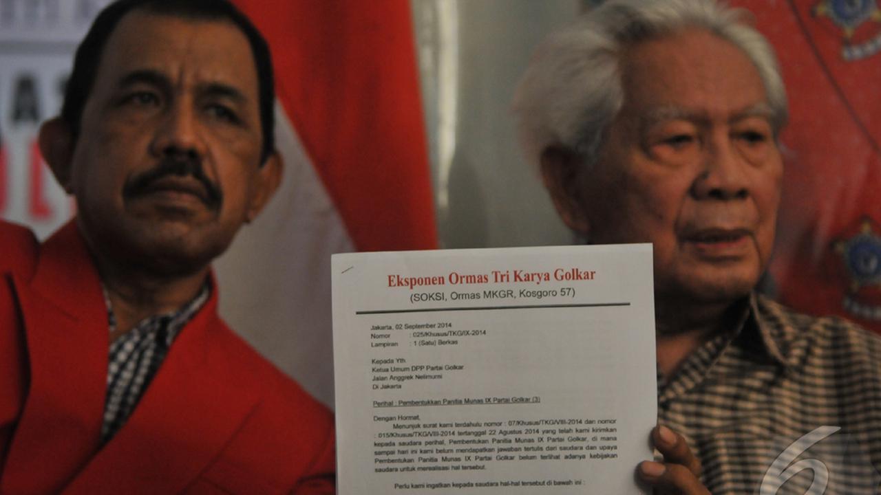 Pendiri Golkar Sebut Ical Pengkhianat Partai?