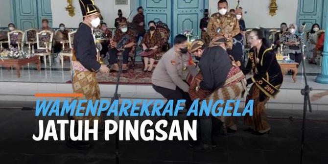 VIDEO: Detik-Detik Wamenparekraf Angela Tanoesoedibjo Jatuh Pingsan