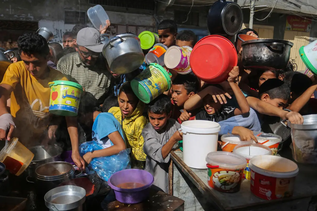 Distribusi Makanan Warga Gaza Palestina