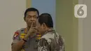 Kapolri Jenderal Pol Idham Azis saat menghadiri rapat terbatas di Istana Kepresidenan Bogor, Jakarta, Selasa (4/2/2020).Ratas tersebut membahas kesiapan menghadapi dampak virus Corona. (Liputan6.com/Faizal Fanani)