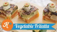 Menu Omelette unik ala Italia yang satu ini patut dicoba. Yuk kita intip resep berikut ini. (Foto: Kokiku Tv)
