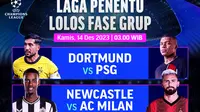Jadwal dan Live Streaming Liga Champions: Laga Penentu Lolos Fase Grup F di Vidio