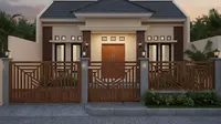 7 Model Rumah Mungil Bergaya Mewah dengan Pagar Kayu Klasik, Perpaduan Estetika dan Fungsionalitas