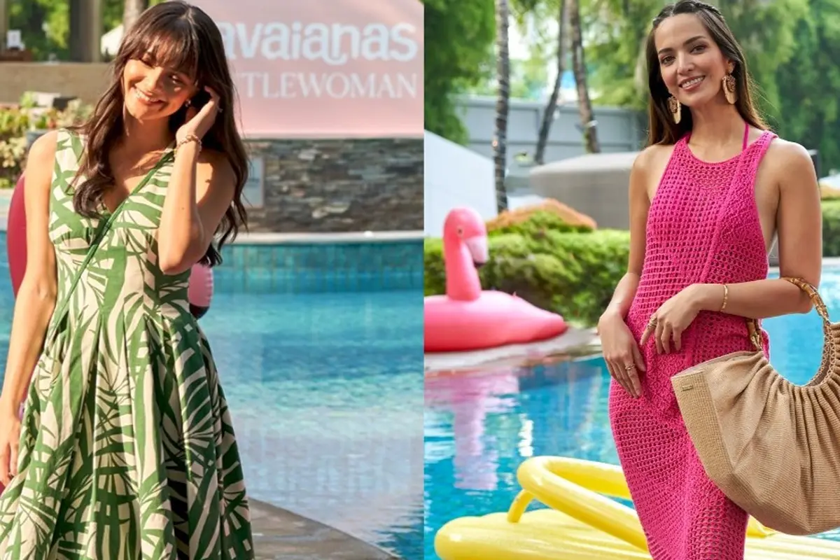 Beda Gaya Pantai ala Amanda Rawless dan Nia Ramadhani dengan Sandal Rp700 Ribu-an dari Havaianas x GENTLEWOMAN