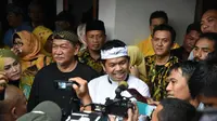 Pasangan kandidat di Pilgub Jabar, Deddy Mizwar dan Dedi Mulyadi. (Liputan6.com/Abramena)