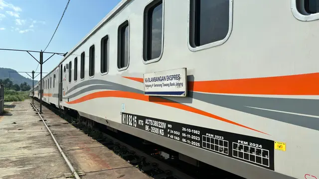 Kereta api Blambangan Ekspress. (Istimewa)