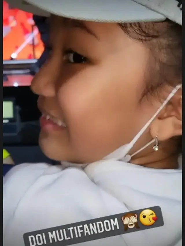 Ayu Ting Ting Menemani Bilqis Nonton NCT Dream (Foto: Instagram @ayutingting92)