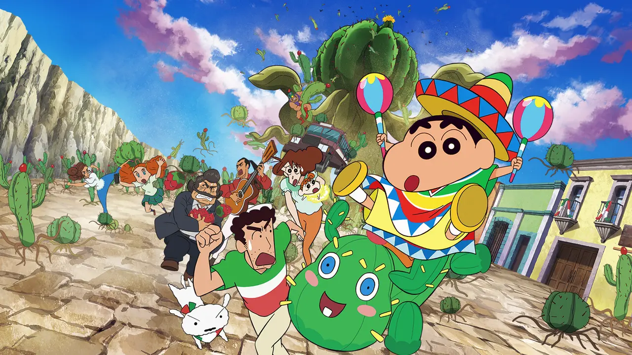 Film ke-23 Crayon Shin-Chan Bertema Kejar-kejaran dengan Kaktus