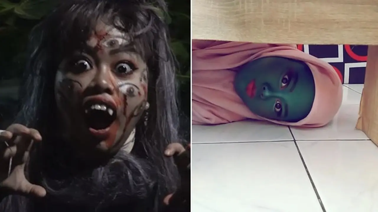 6 Potret Kekeyi Cosplay Setan Ini Nyeleneh Pol, Netizen: Sumpah Kaget